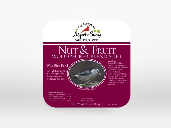 Aspen Song® Nut & Fruit Suet Case of 12
