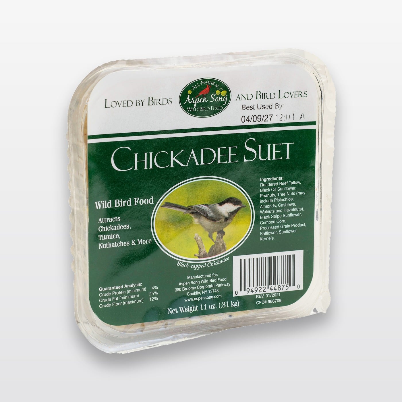 Aspen Song® Chickadee Suet Case of 12