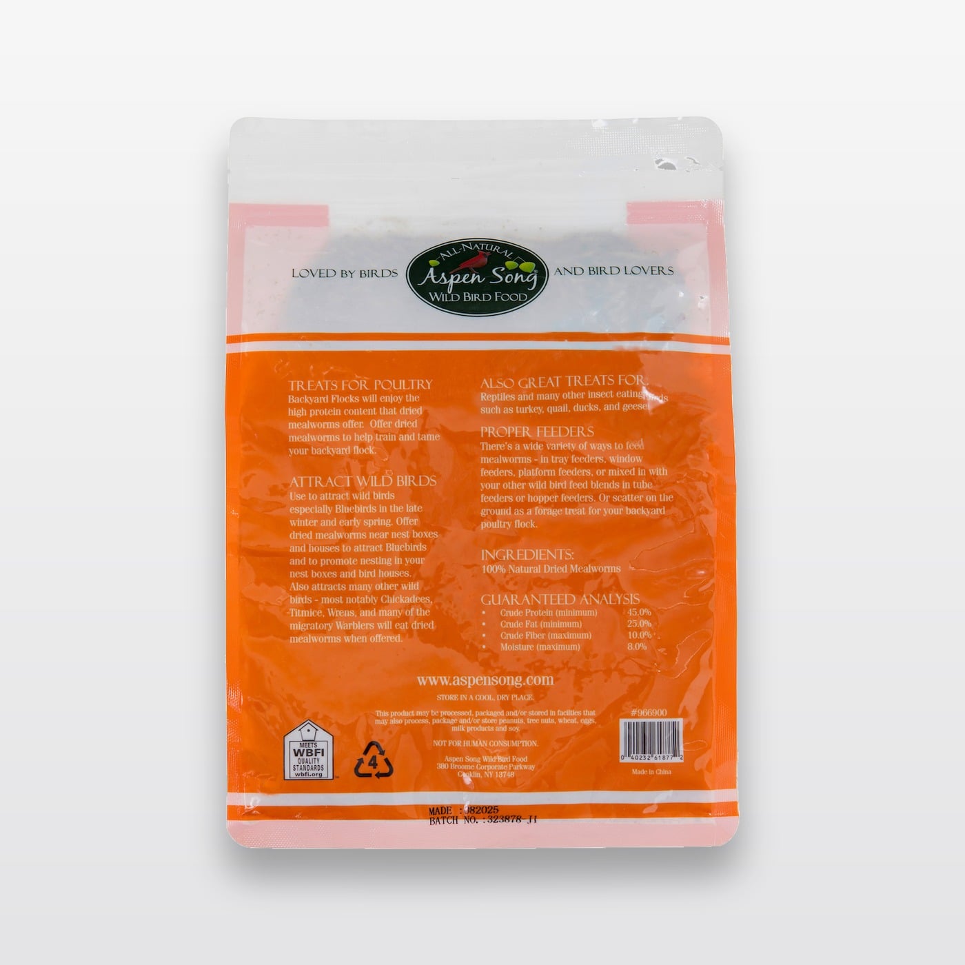 Aspen Song® Premium Dried Mealworms